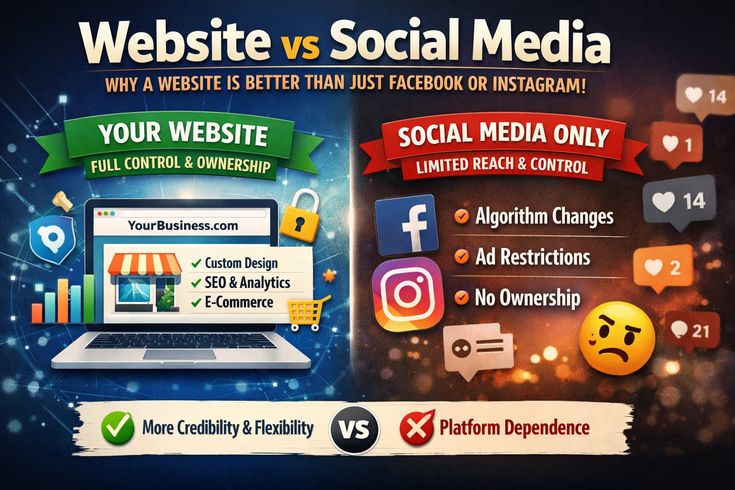 Website vs Social Media: Which Is Better for Business?
